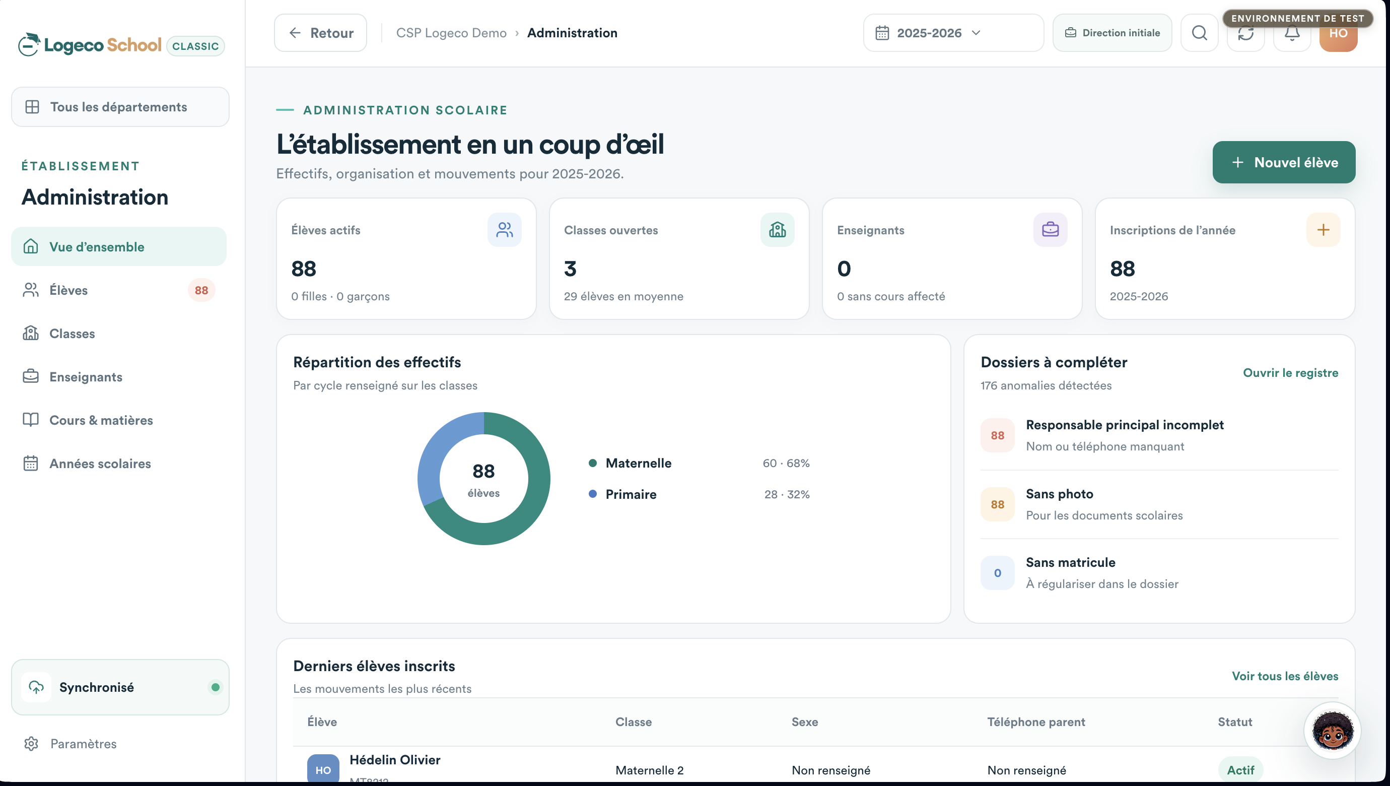 Administration scolaire